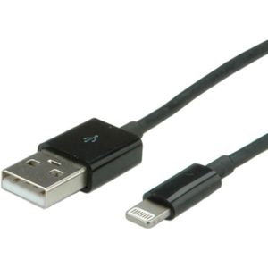 Value USB A - Lightning (0.15 m, USB 2.0), USB-kabel