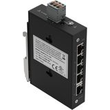 Wago - 5-Poorts Schakelaar - Netwerkschakelaar - Zwart - Industrieel