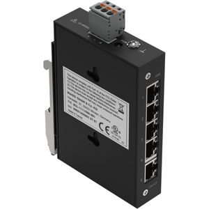 Wago - 5-Poorts Schakelaar - Netwerkschakelaar - Zwart - Industrieel