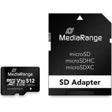 MediaRange - Micro SDXC-kaart - 512 GB - UHS-I U3 - Inclusief SD-adapter