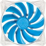 Silverstone SST-FQ141 (140 mm, 1 x), PC ventilator, Blauw, Wit