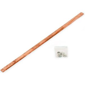 Triton RAX-ZL-X04-X1 - Verticale aardingsrail, massief koper, 4 U, Accessoires voor serverkasten, Koper