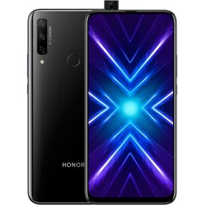 Honor 9X (128 GB, Black, 6.59", Hybride dubbele SIM, 4G), Smartphone, Zwart