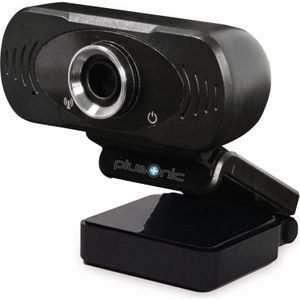 Plusonic USB Webcam Eén (2 Mpx), Webcam, Zwart