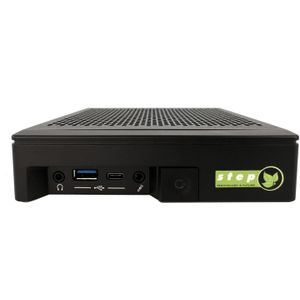 Step PC Micro DS230P incl. Windows 10 IoT 2019 (AMD Ryzen R1305G 8GB 256GB SSD Radeon Vega 3 Graphic (256 GB, 8 GB, AMD Ryzen Embedded R1305G, Radeon RX Vega 3), PC, Zwart