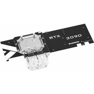 Barrow Actieve achterplaat RTX 3080/90 Gaming OC RGB - Acryl, GPU waterkoelers