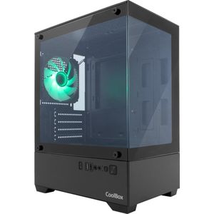 CoolBox - GM200 Vision Lite - PC-behuizing - Zwart - mATX en Mini-ITX