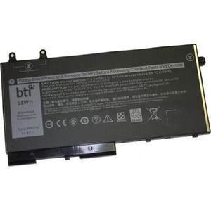 Axcom Laptop Batterij - 1 x Lithium Polymeer 3 Cellen 4225 mAh 48 Wh (3 Cellen, 4225 mAh), Notebook batterij, Zwart