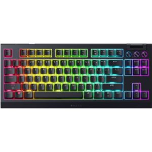 Razer BlackWidow V4 TKL HyperSpeed (DE, Draadloze, Bedraad), Toetsenbord, Zwart