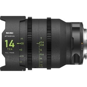 Nisi ATHENA Prime 14mm T2.4 Canon RF-vatting (Nieuw) (Canon RF), Objectief