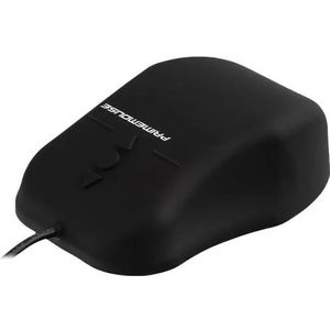 Gett - GCQ PrimeMouse - Siliconen Muis - Zwart - IP68 Waterdicht - USB