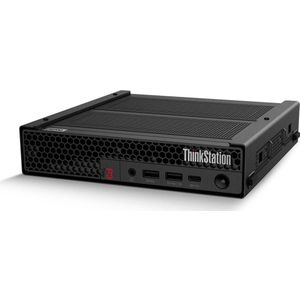 Lenovo ThinkStation P3 Tiny Gen 2 (1000 GB, 32 GB, Intel Core Ultra 7 265T, RTX A1000), PC, Zwart