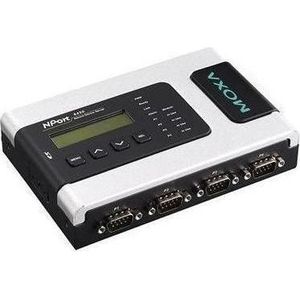 Moxa NPORT 6450 - 4-poorts RS-232422485 naar Ethernet beveiligde seriële poort server, Router