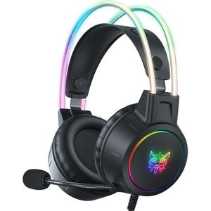 Onikuma - X15 Pro - Gamingheadset - Zwart - RGB Verlichting - Ergonomisch Ontwerp