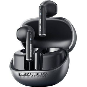Transformers TWS TF-T28 hoofdtelefoon (zwart) (DNC, 5 h, Draadloze), Koptelefoon, Zwart