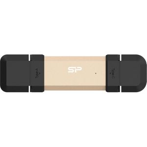 Silicon Power - DS72 - USB Stick - Goud - 1TB - USB Typ A+C