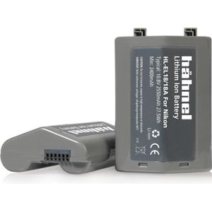 Hähnel HL-EL18 Camera/Camcorder Batterij Lithium-Ion (Li-Ion) (Batterij), Stroomvoorziening voor de camera, Grijs