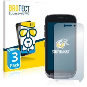 BROTECT AirGlass kogelwerende glasfolie (3 Stuk, Verken), Smartphone beschermfolie, Transparant