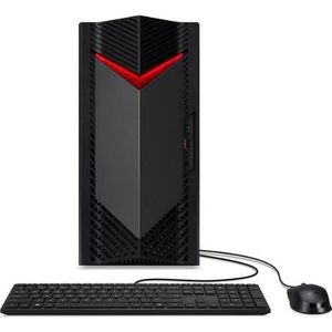 Acer NITRO 50 N50-656 (DG.E3UET.01V) (1000 GB, 16.78 GB, Intel Core i5-14400F, GeForce RTX 5060), PC, Zwart