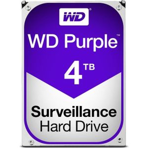 WD Paars 4TB 3,5" SATA III (WD40PURX) (4 TB, 3.5"), Harde schijf