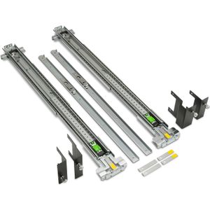 HP - Z640/Z840/Z8G4 - Rackrailkit - Zwart - Staal - Bevestigingsopeningen