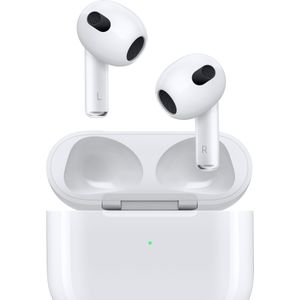 Apple AirPods (3rd Gen.) Lightning Case (Geen ruisonderdrukking, 6 h, Draadloze), Koptelefoon, Wit