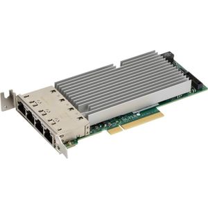 Supermicro - AOC-STG-i4T - Netwerkkaart - Zwart - PCI Express 3.0 x8