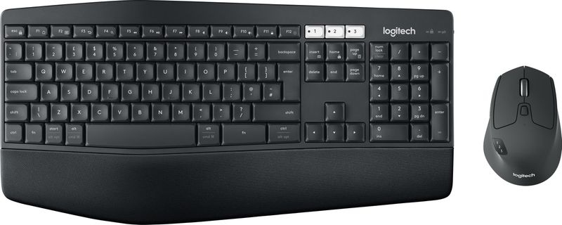 Logitech MK850 Performance toetsenbord Inclusief muis RF-draadloos + Bluetooth QWERTY Italiaans Zwart