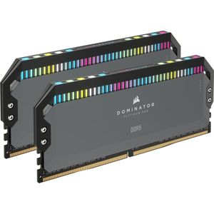 CORSAIR - DOMINATOR PLATINUM RGB - DDR5 Geheugen - 32 GB - 6000 MHz - Grijs