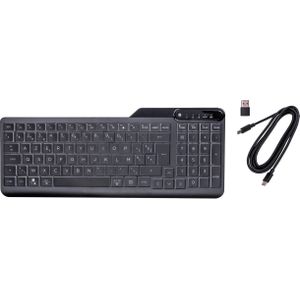 HP - 400 Backlit - Toetsenbord - Zwart - Met Kabel - AZERTY