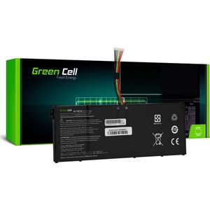 GreenCell Batterij groen AC14B13J AC14B18J voor Acer Aspire 3 A315-23 A315-55G ES1-111M ES1-331 ES1-531 (3600 mAh), Notebook batterij