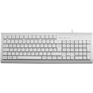 MediaRange KEYBOARD QWERTY KABEL MROS116 SmartCard wit/lichtgrijs (DE, Bedraad), Toetsenbord, Wit