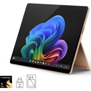 Microsoft Surface Pro – Copilot+ PC (Netzteil separat erhältlich) – 11. Edition (13", 1000 GB, 16 GB, Zonder toetsenbordindeling, Snapdragon X Elite X1E-80-100), Notebook, Beige