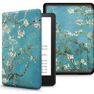 Amazon Tech-Protect SmartCase Kindle Paperwhite 5 Sakura Cover (Kindle Paperwhite 5), eReader accessoires, Veelkleurig