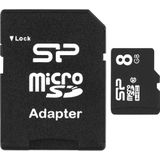 Silicon Power SP008GBSTH010V10SP flashgeheugen 8 GB MicroSDHC Klasse 10