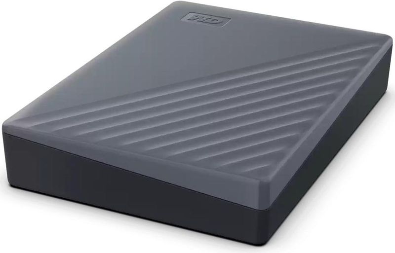 WD My Passport USB-C (5 TB), Externe harde schijf, Grijs