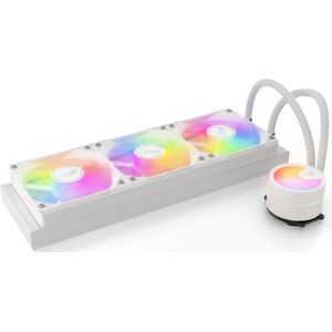 Valkyrie - A360 Argb Vloeistofkoeling - Wit - 360 Mm - 3 Ventilatoren
