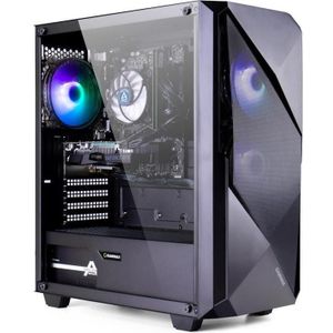 Hyrican Gamemax Striker 7587 Ryzen 7 5700X 32GB/1TB SSD RTX 5060 Win11 (1000 GB, 32 GB, AMD Ryzen 7 5700X, GeForce RTX 5060), PC, Zwart
