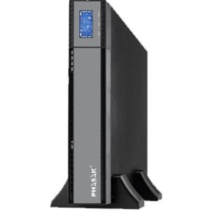 Phasak SAI/UPS 1500VA REK 19 ON-LINE PH 9315 (1.50 VA, 1350 W, Online dubbele transformator UPS), UPS