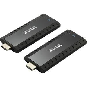 SpeaKa Professional HDMI HDMI draadloze overdracht (set) via thuisnetwerk (IP-gebaseerd) 30m, Video omzetters