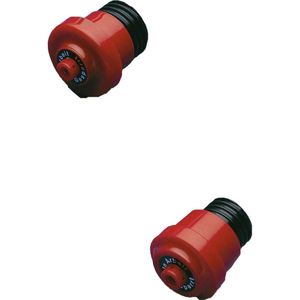 Siba 1400501. DII industriële afsluitdop E27, Elektronica benodigdheden + Behuizing, Rood