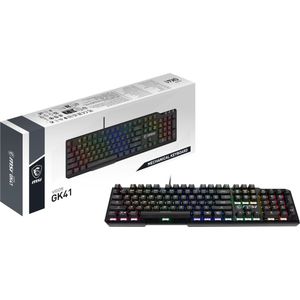 MSI Vigor GK-41 LR Gaming Keyboard, bedraad (NL, Bedraad), Toetsenbord
