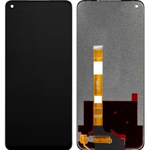 MP Display Unit für OnePlus Nord N200 5G, w/o Frame, Aftermarket, Schwarz (Scherm), Onderdelen voor mobiele apparaten