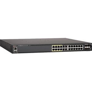 Brocade CommScope RUCKUS Networks ICX 7450 Switch 24-poorts 1 GbE switch PoE+, 3 modulaire slots voor (24 ports), Netwerkschakelaar