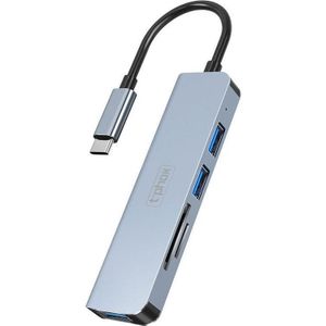 T-Phox - HUB TPH2041 - Docking Station - 5-in-1 - USB-C/HDMI - USB 3.0 - HDMI 4K