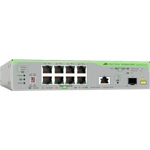 Allied Telesis ALLIED Gigabit Unmanged Switch met 10G uplink 8x 100M/1G-T 1x 100M/1/2.5/5/10G-T 1x SFP+ met inter (10 Havens), Netwerkschakelaar