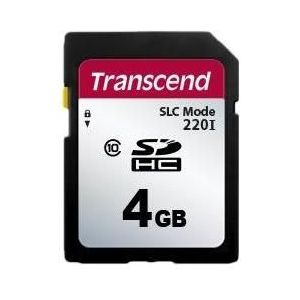 Transcend - SDC220I - SD-kaart - 1 GB - Temperatuuruitbreiding - Heavy Duty