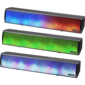 Defender - Z8 Soundbar - Luidspreker - Zwart - 10W - USB - Bluetooth - LED RGB Verlichting