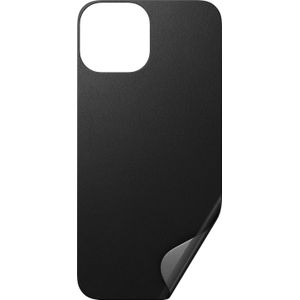 Nomad Lederen Skin iPhone 13 mini Zwart (iPhone 13 mini), Smartphonehoes, Zwart