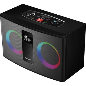 Ferguson - Regent Power Audio 300BT - Draagbare Partyluidspreker - RGB - Houten Behuizing